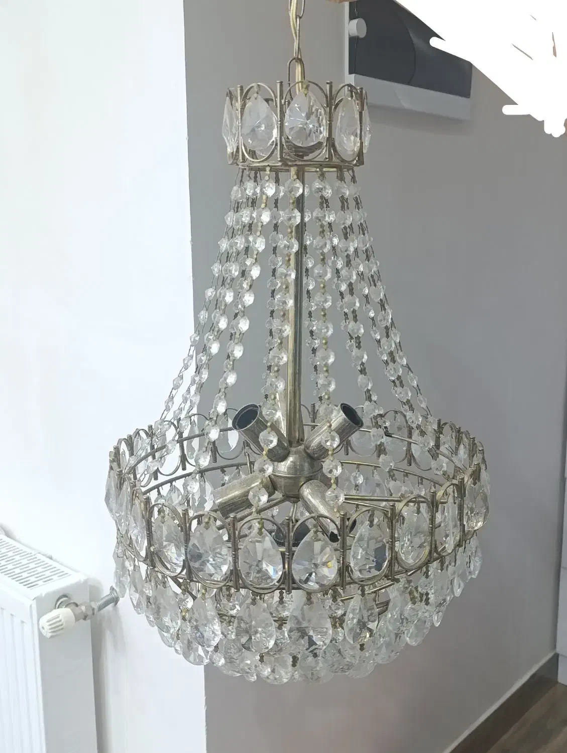 لوستر برنج|لوستر و چراغ آویز|تبریز, |دیوار