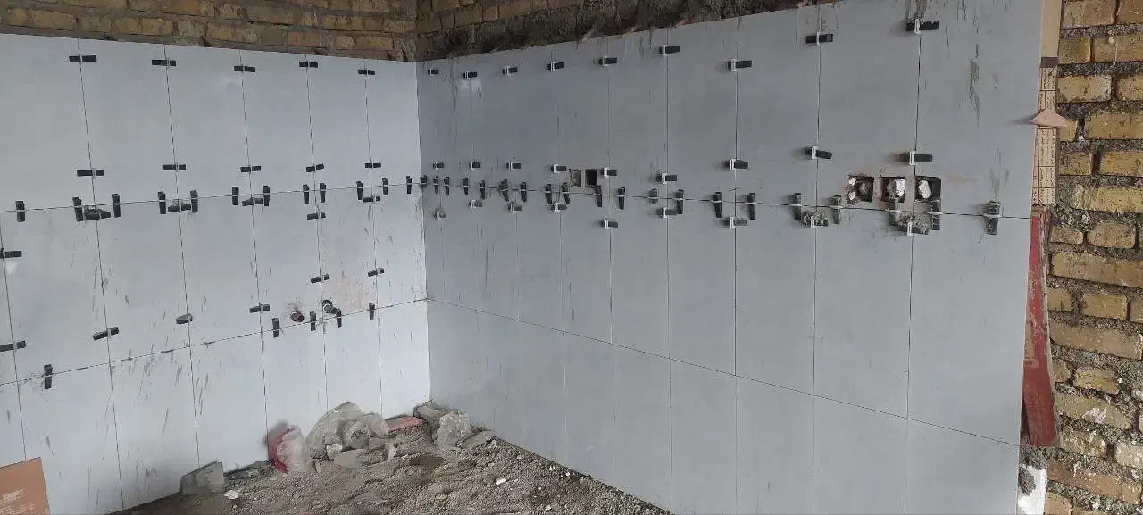 کاشیکاری اجرچینی پلاستر و|خدمات پیشه و مهارت|آبدانان, |دیوار