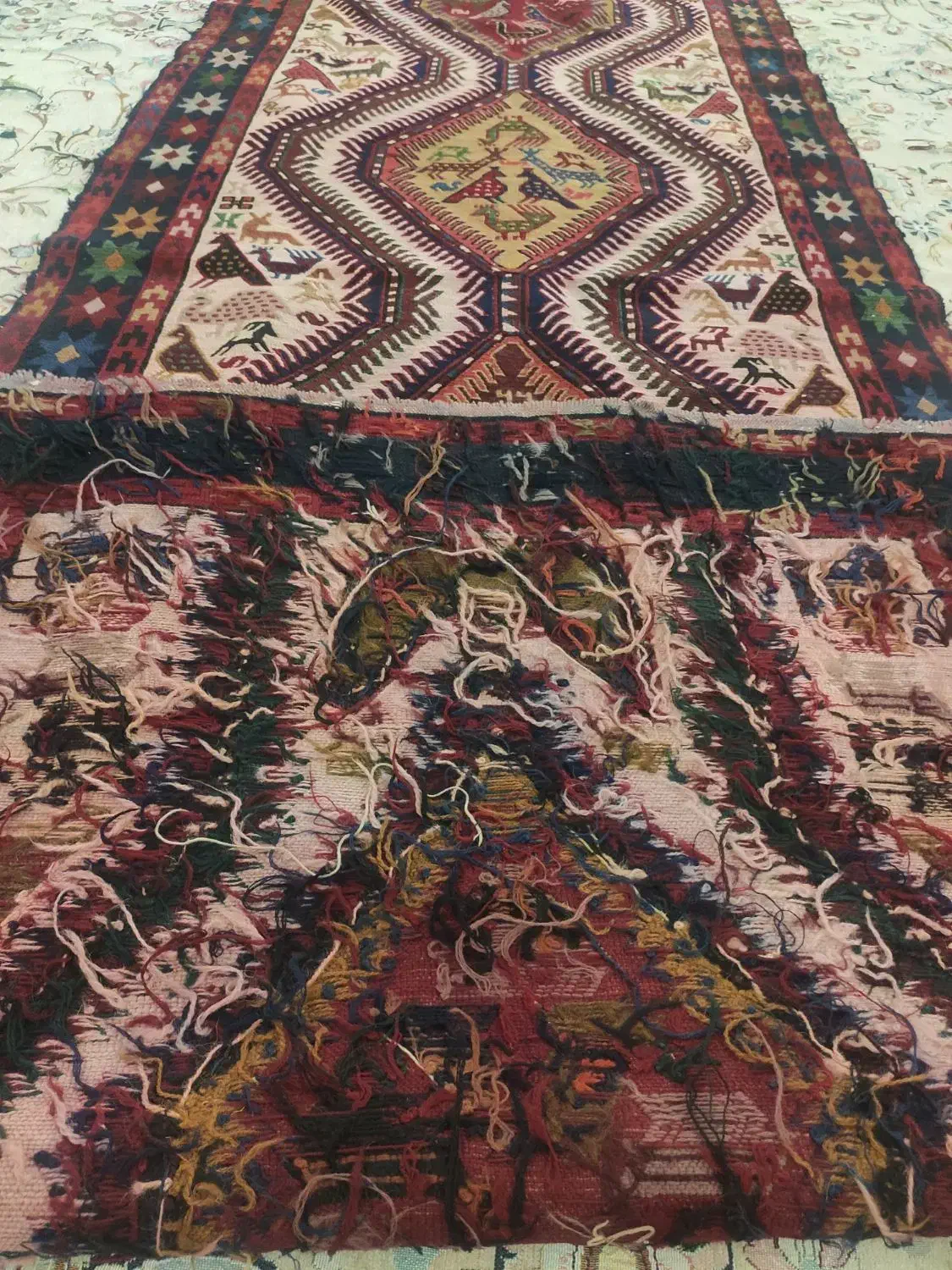 ورنی|گلیم، جاجیم، گبه|تبریز, |دیوار