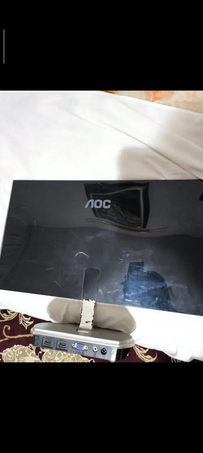 مانیتور ۲عددaoc|قطعات و لوازم جانبی رایانه|گلبهار, شهر جدید گلبهار|دیوار