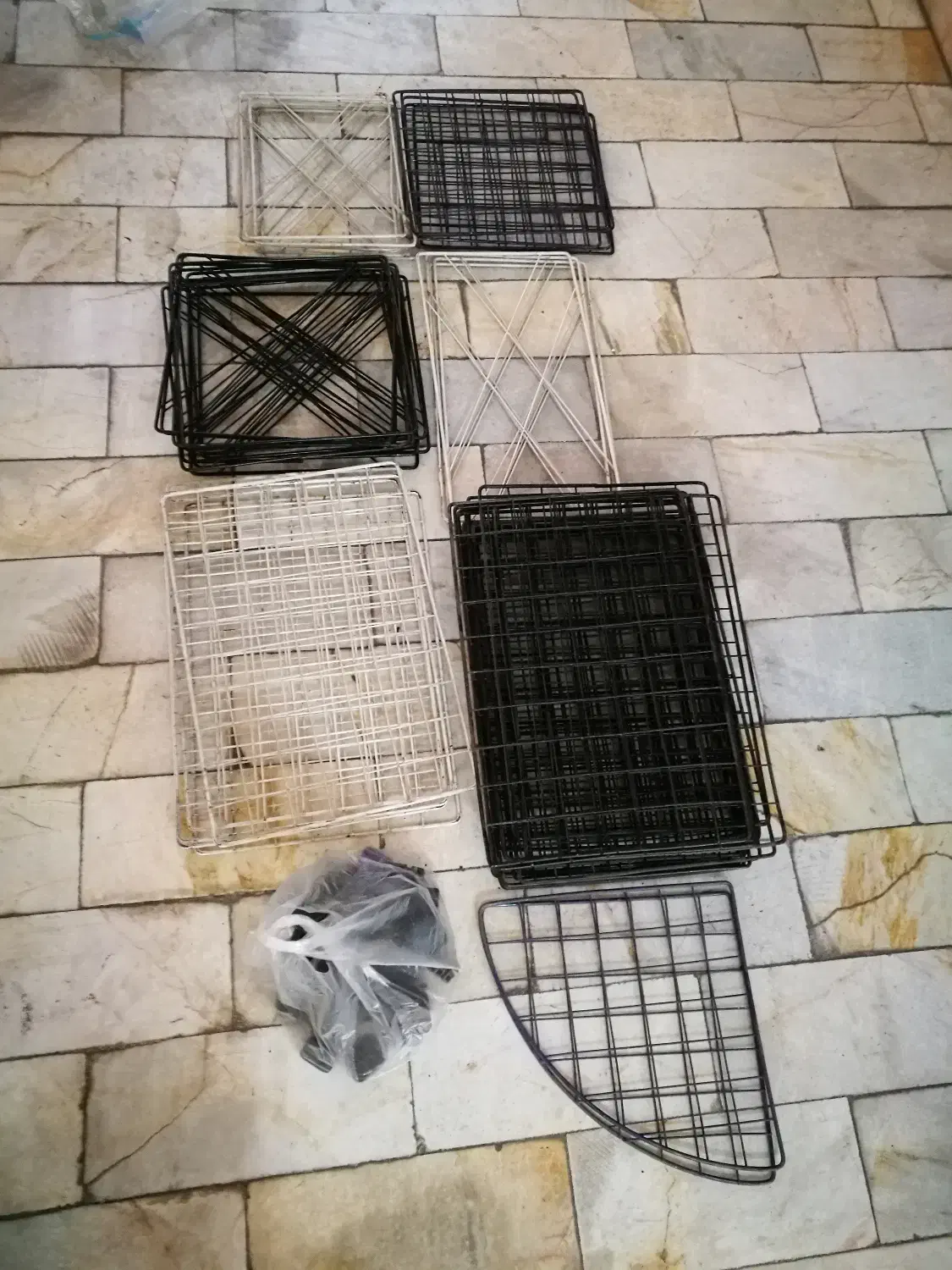 قفسه مشبک|کتابخانه، شلف، قفسه‌های دیواری|تهران, مجیدیه|دیوار