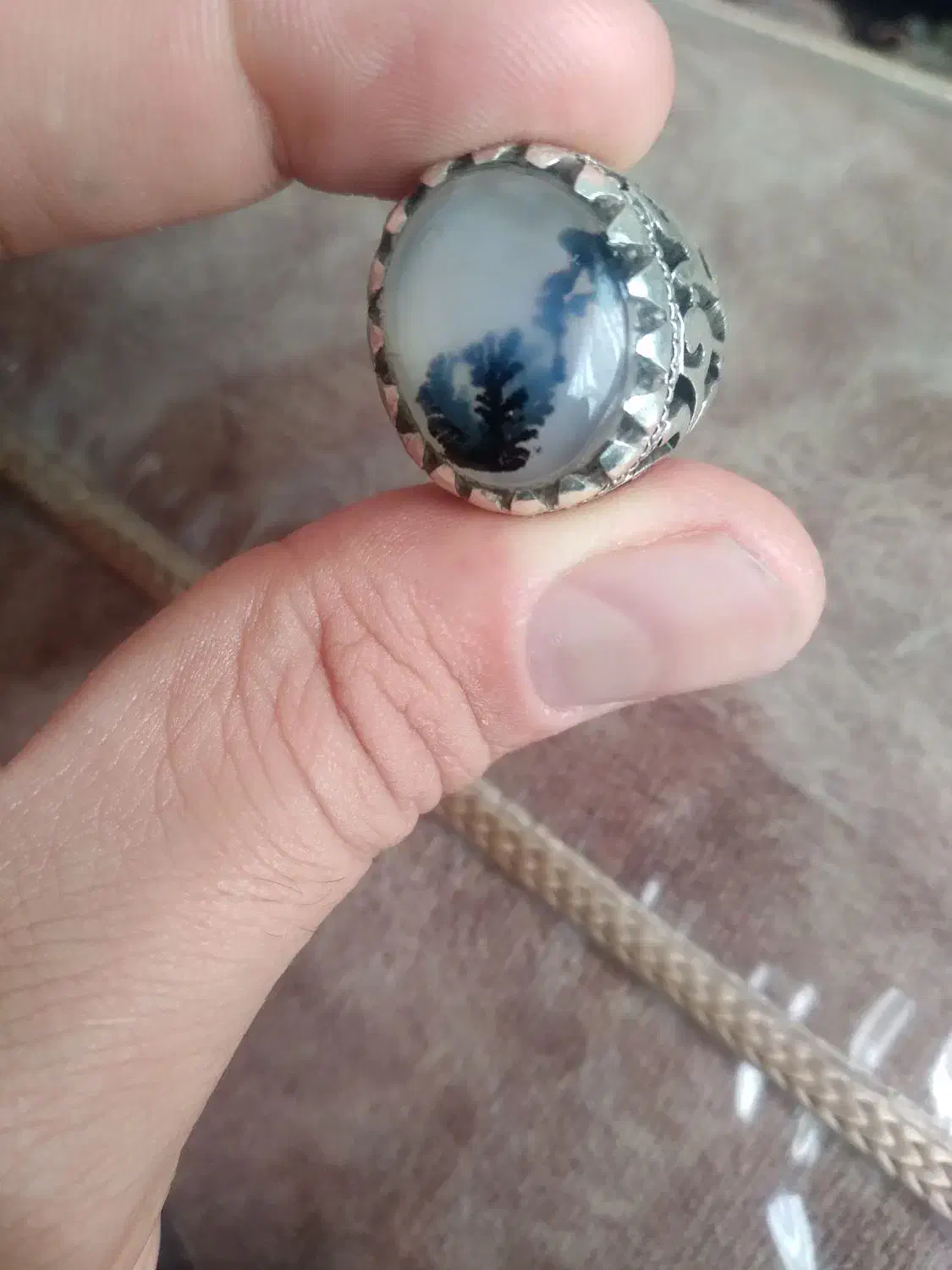 انگشترشجرطبیعی باوزن ۱۹گرم|جواهرات|ملایر, |دیوار