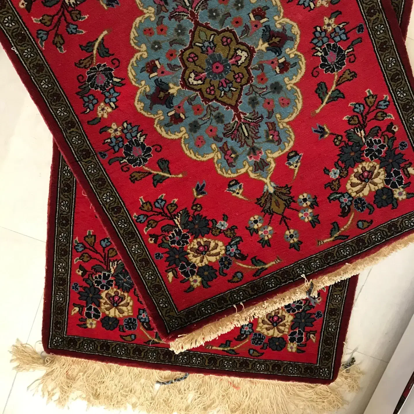 یک جفت پشتی دستباف نونو|پشتی|قم, شهرک قدس|دیوار