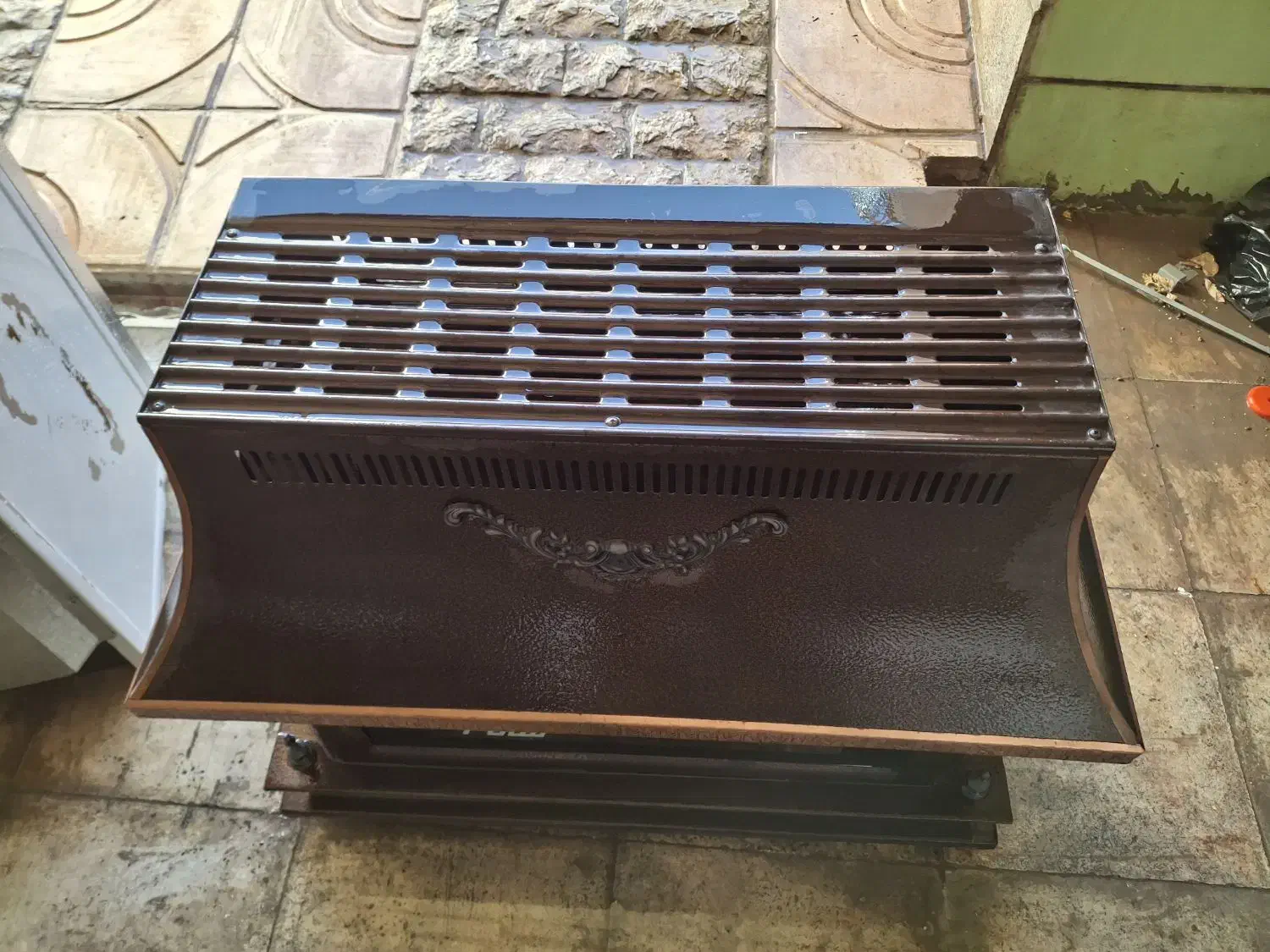 بخاری طرح شومینه|بخاری، هیتر، شومینه|شیراز, شهرک گلدشت حافظ|دیوار