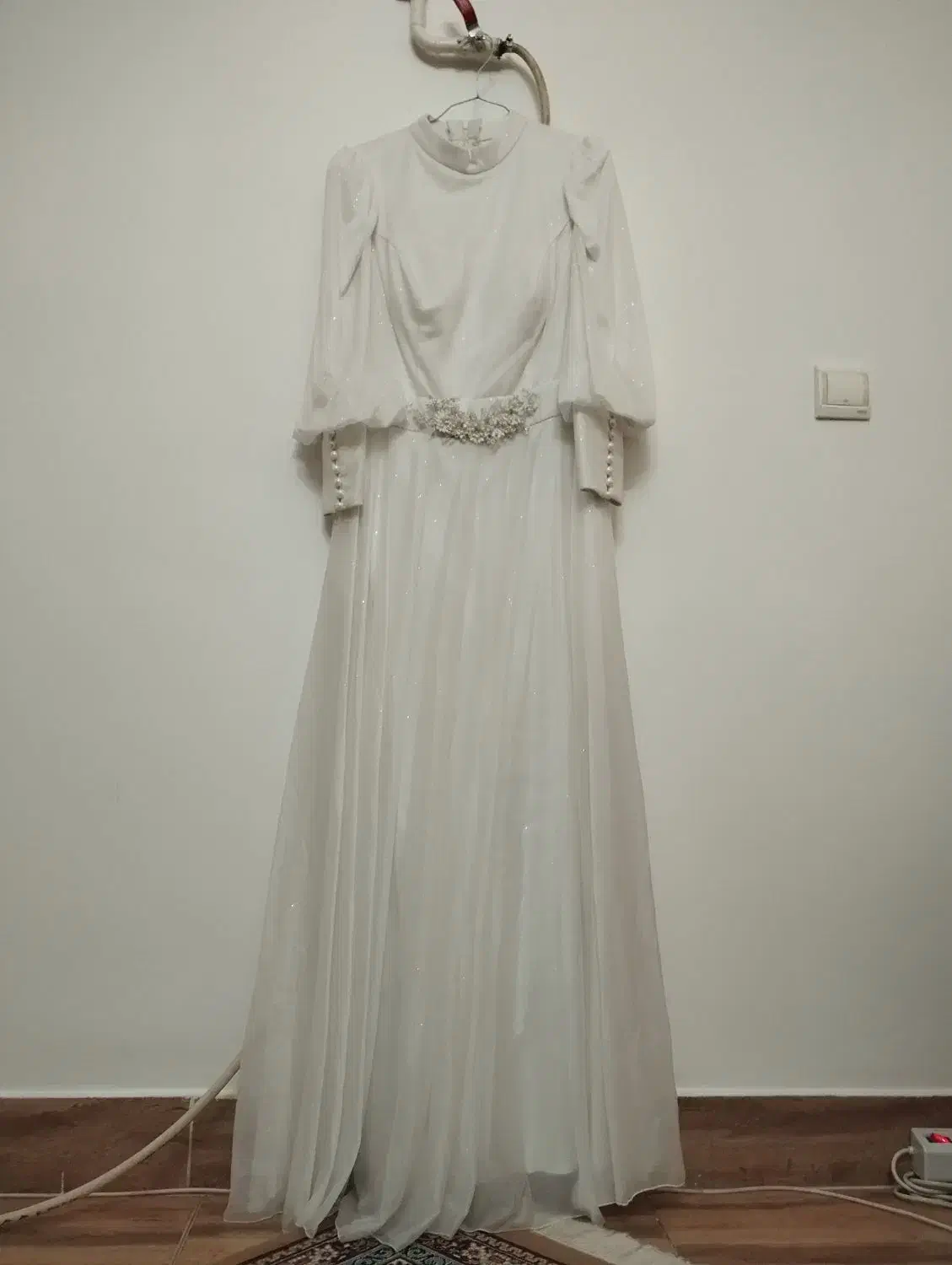 لباس عروس تمام شاین سایز ۴۴|لباس|بروجرد, |دیوار