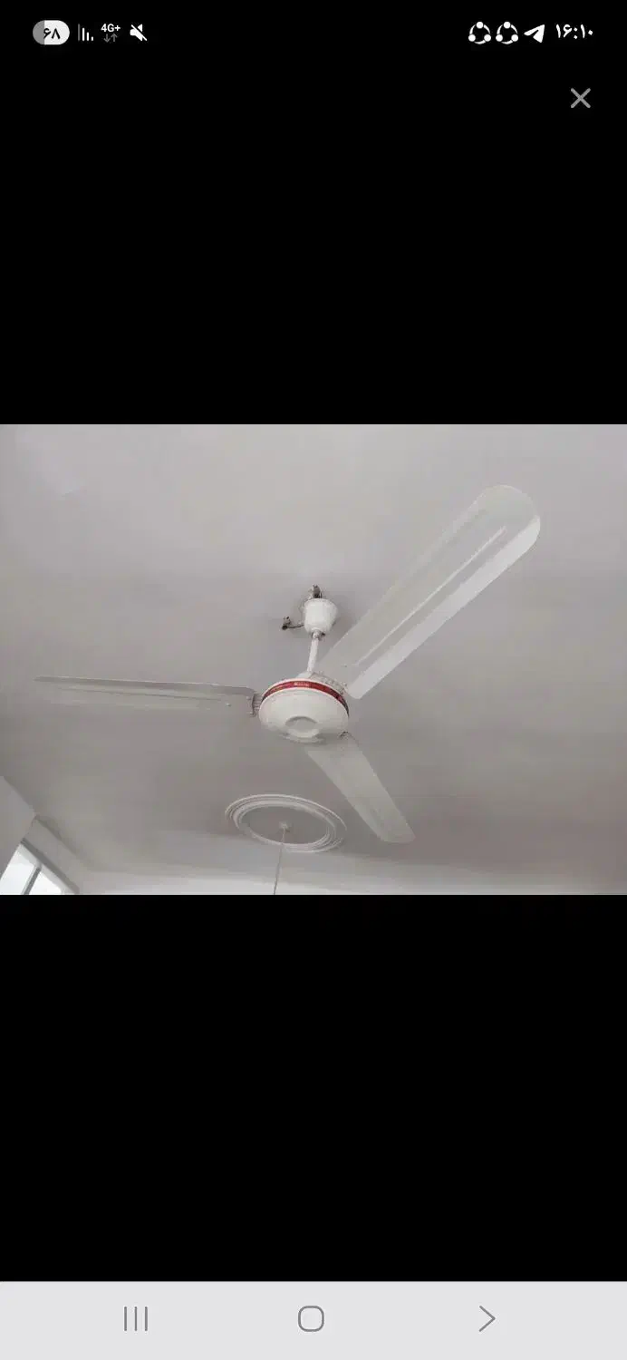 سلام... چهار عدد پنکه سقفی درحد نو|پنکه و تصفیهکنندهٔ هوا|اندیمشک, |دیوار