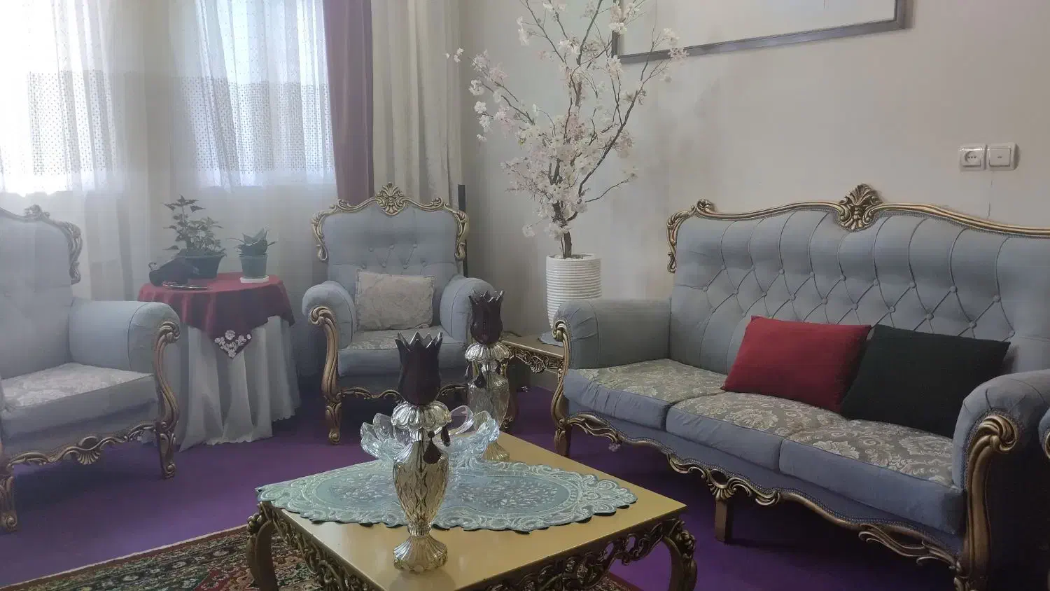 مبل هفت نفره درحد نو|مبلمان خانگی و میز عسلی|بهارستان, |دیوار