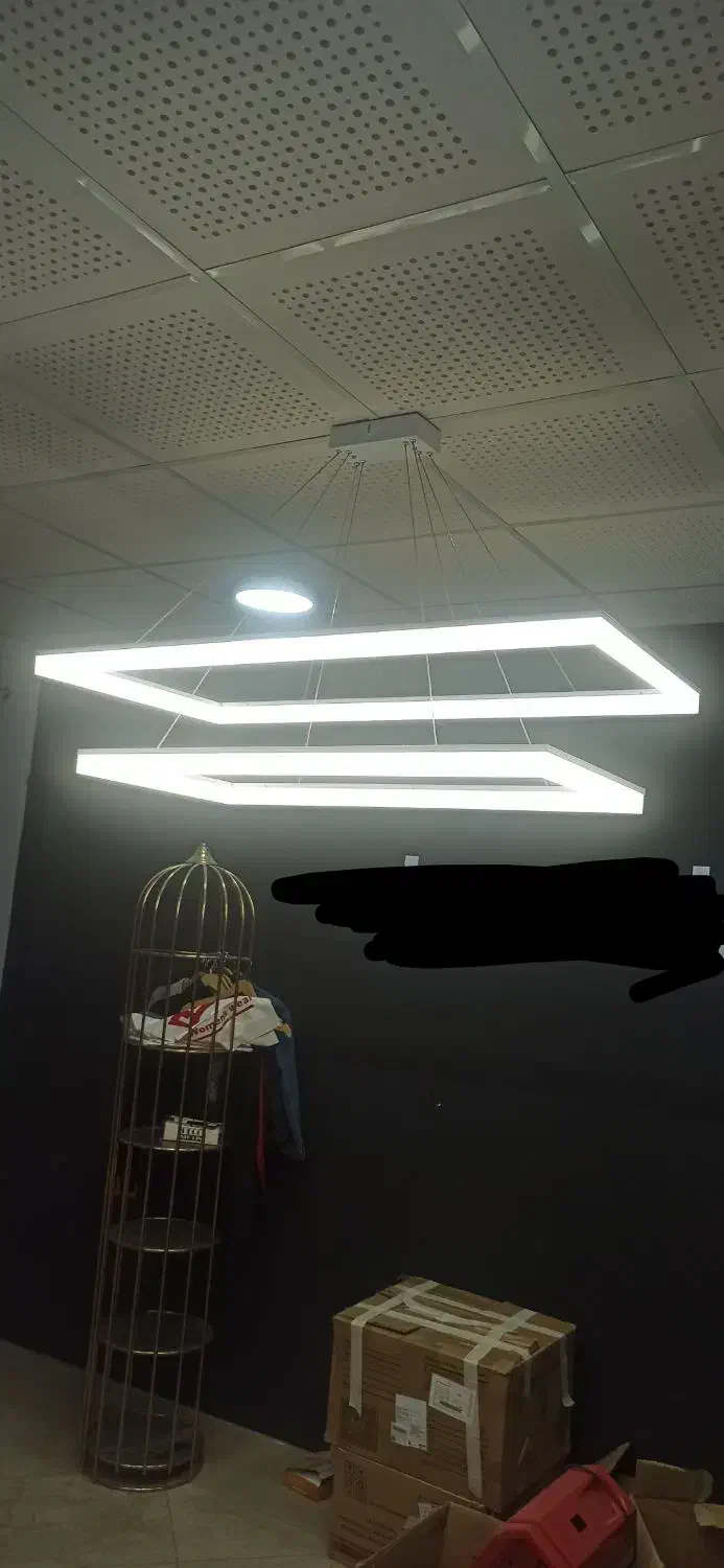 لوستر پلکسی، دو طبقه ۱۲۰ سانتی|لوستر و چراغ آویز|ایلام, |دیوار