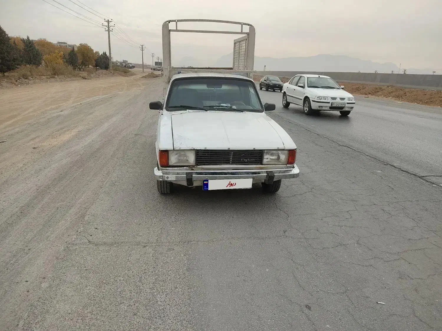 پیکان وانت ۹۱ دور رنگ دوگانه فابریک|خودرو سواری و وانت|شاهینشهر, فدک|دیوار