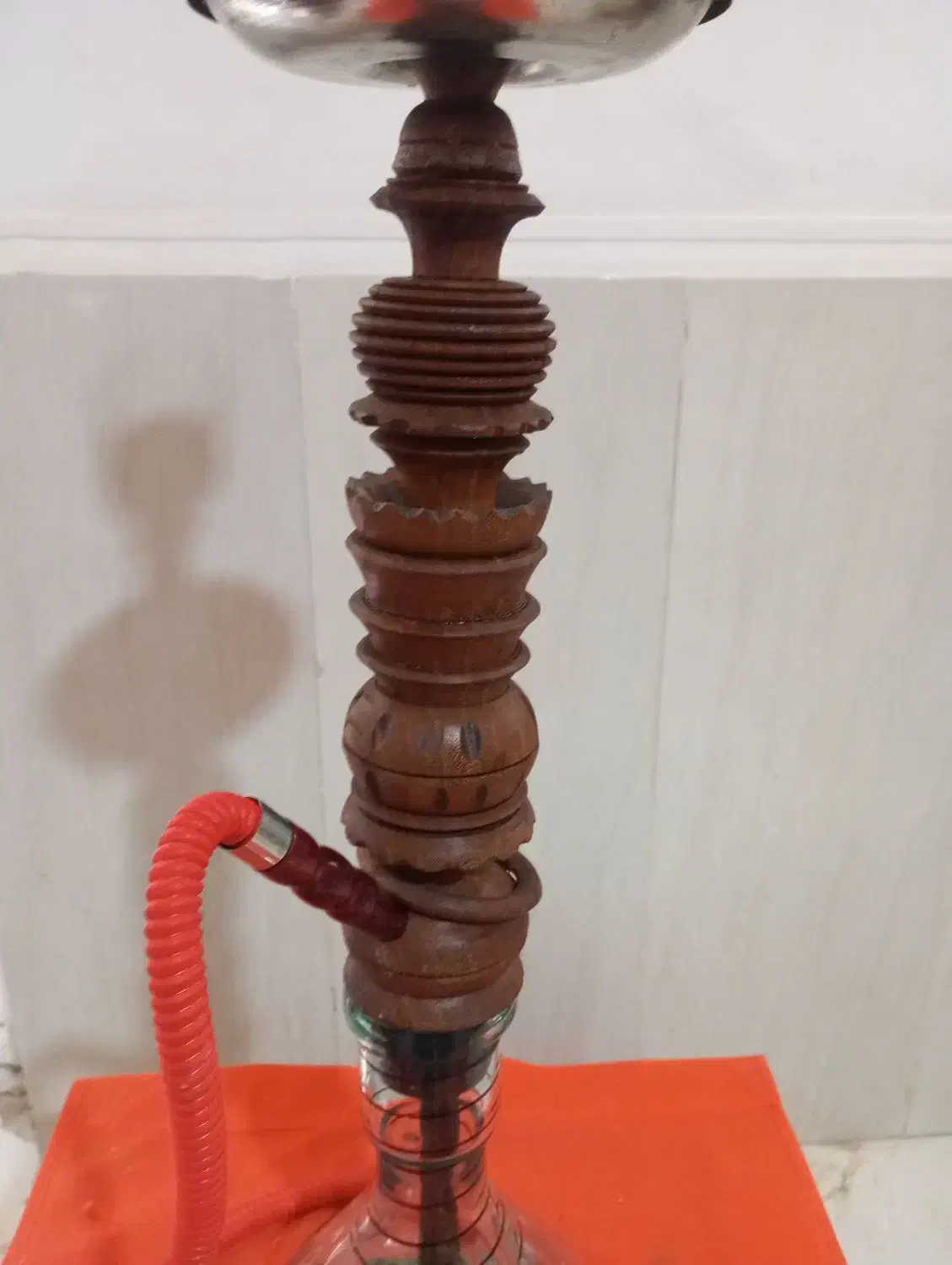 قلیان با تنه چوب گردو|کلکسیون و سرگرمی|شیراز, کرونی(خاتونک)|دیوار