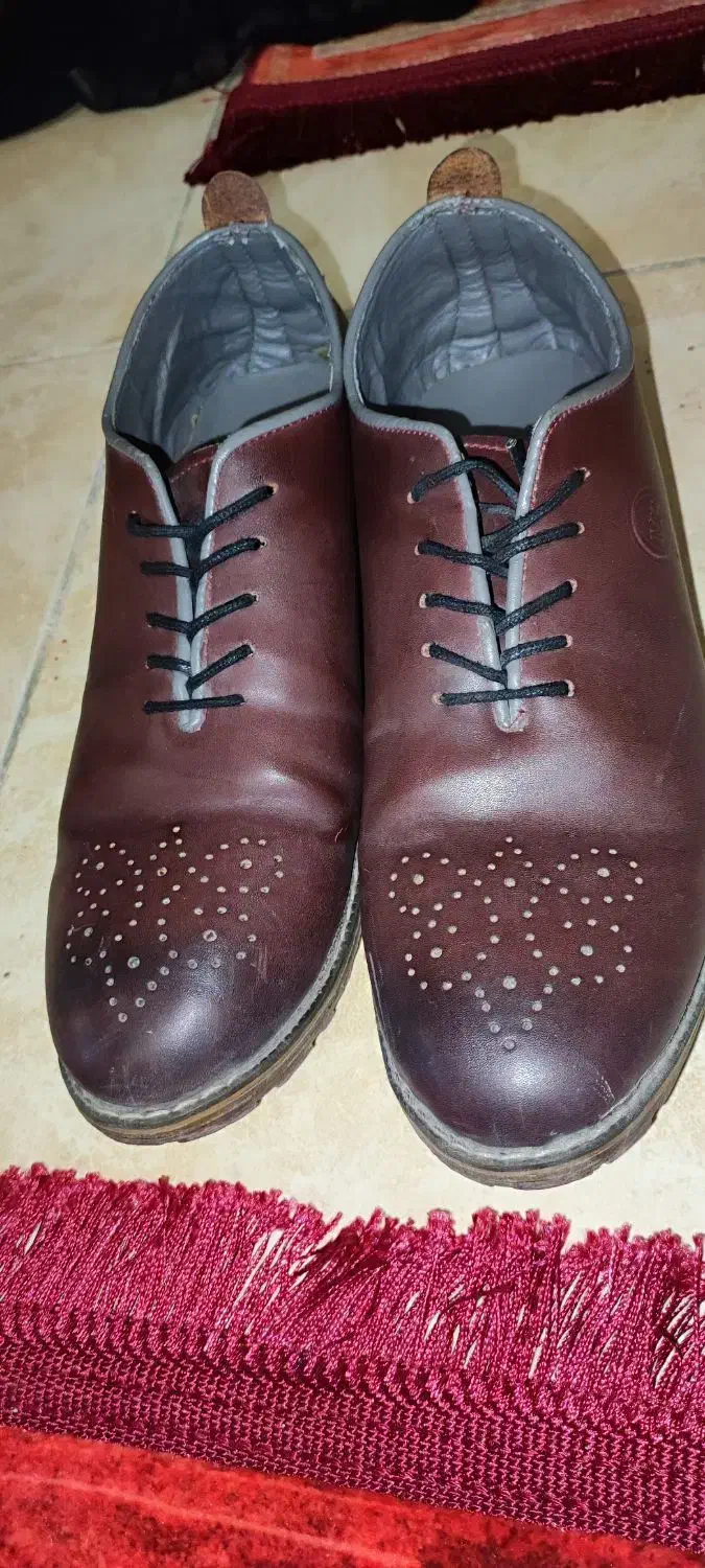 کفش مردانه در حد نو|کیف، کفش، کمربند|آستارا, |دیوار