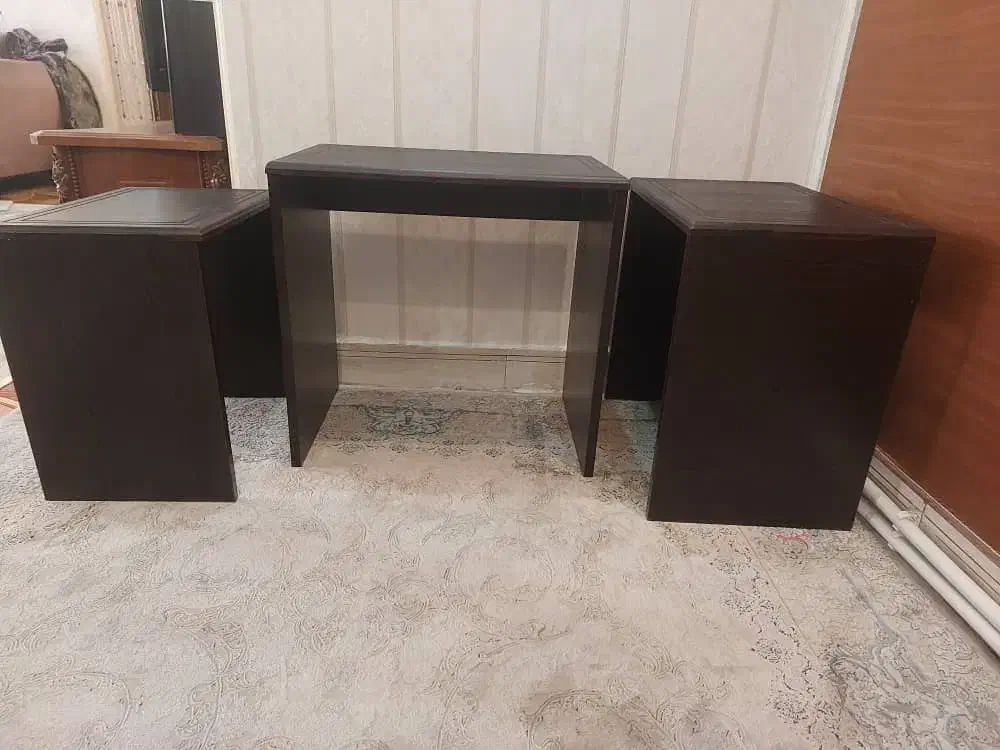 میز اصلی + ۳ میز عسلی + میز تلویزیون|میز تلویزیون|شهریار, شهرک شاهد|دیوار