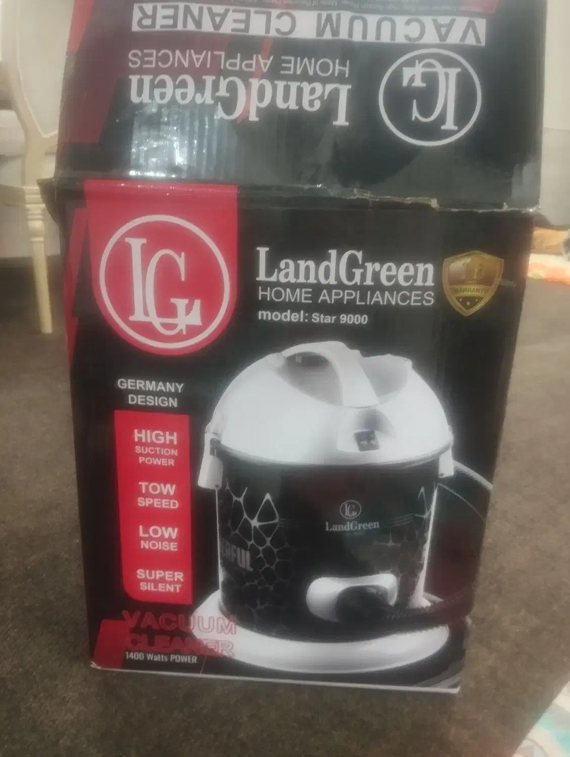 جارو برقی سطلی ال جی رنگ زرشکی و مشکی|جاروبرقی، جارو شارژی، بخارشو|قم, شاه سید علی|دیوار