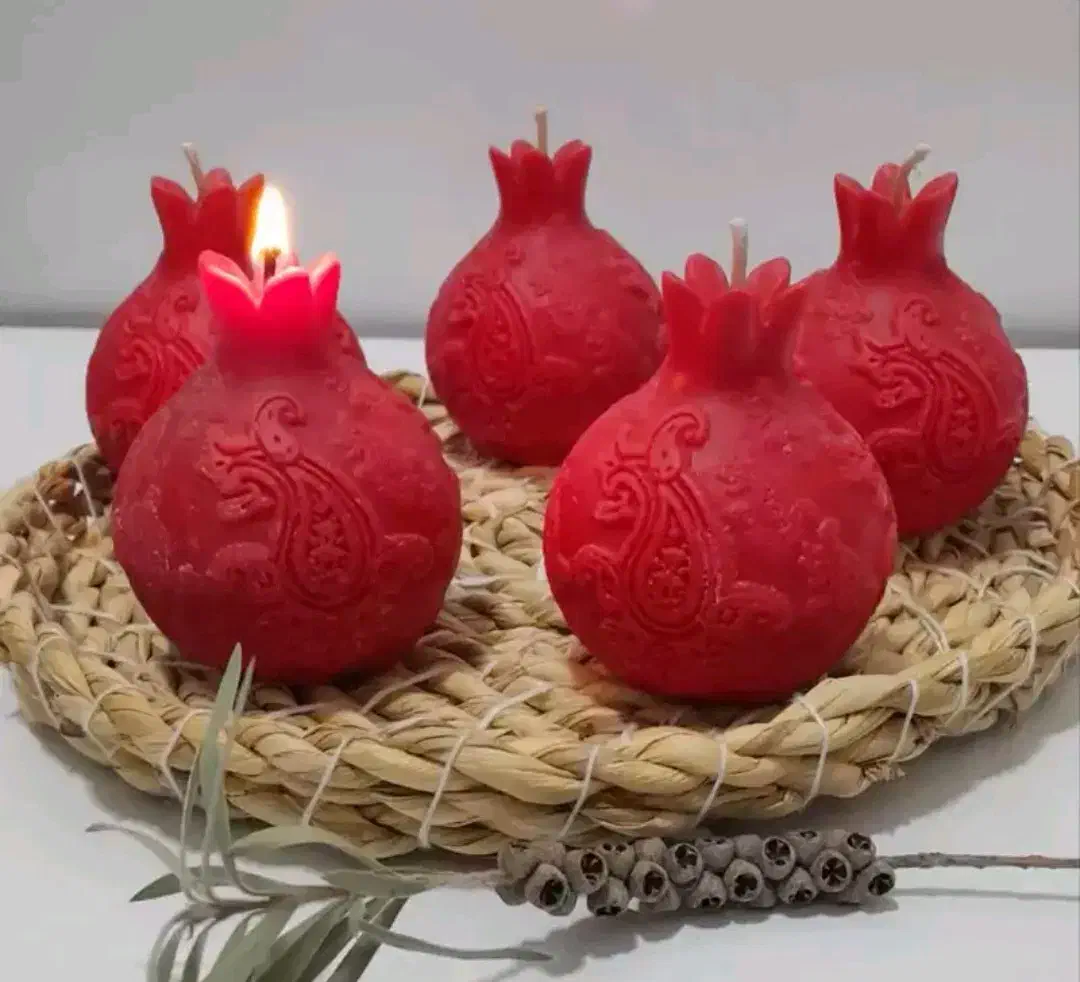 شمع های یلدایی|صنایع دستی و سایر لوازم تزئینی|قم, هفت تیر|دیوار