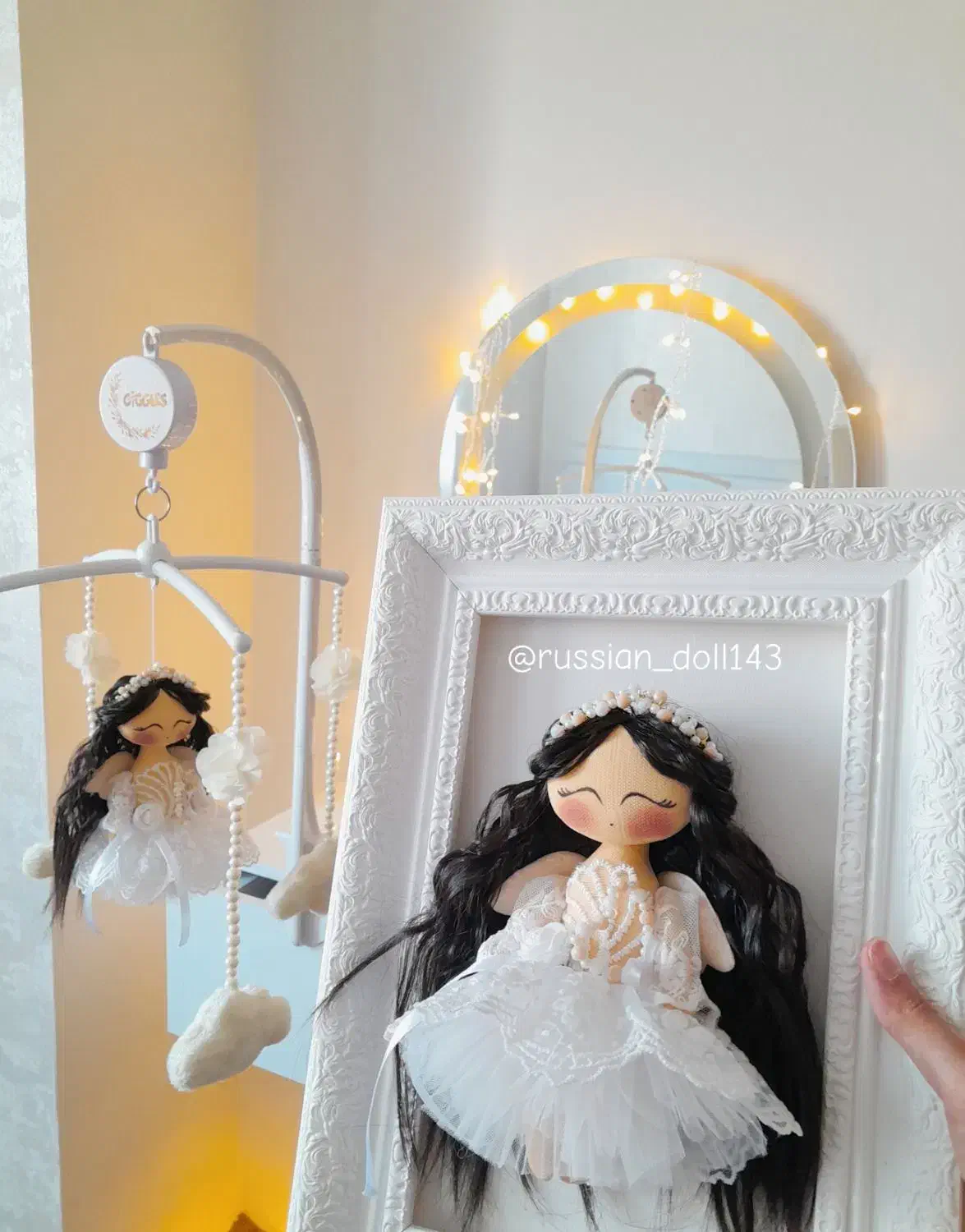 آویز تخت کودک و تابلو فرشته|اسباب و اثاث بچه|سهند, |دیوار