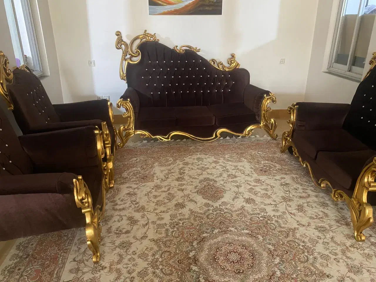 مبل سلطنتی|مبلمان خانگی و میز عسلی|دره شهر, |دیوار