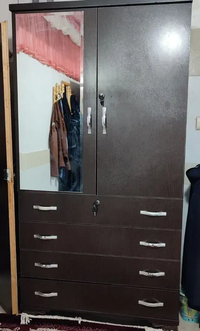 کمد|تخت و سرویس خواب|قم, نخودی|دیوار