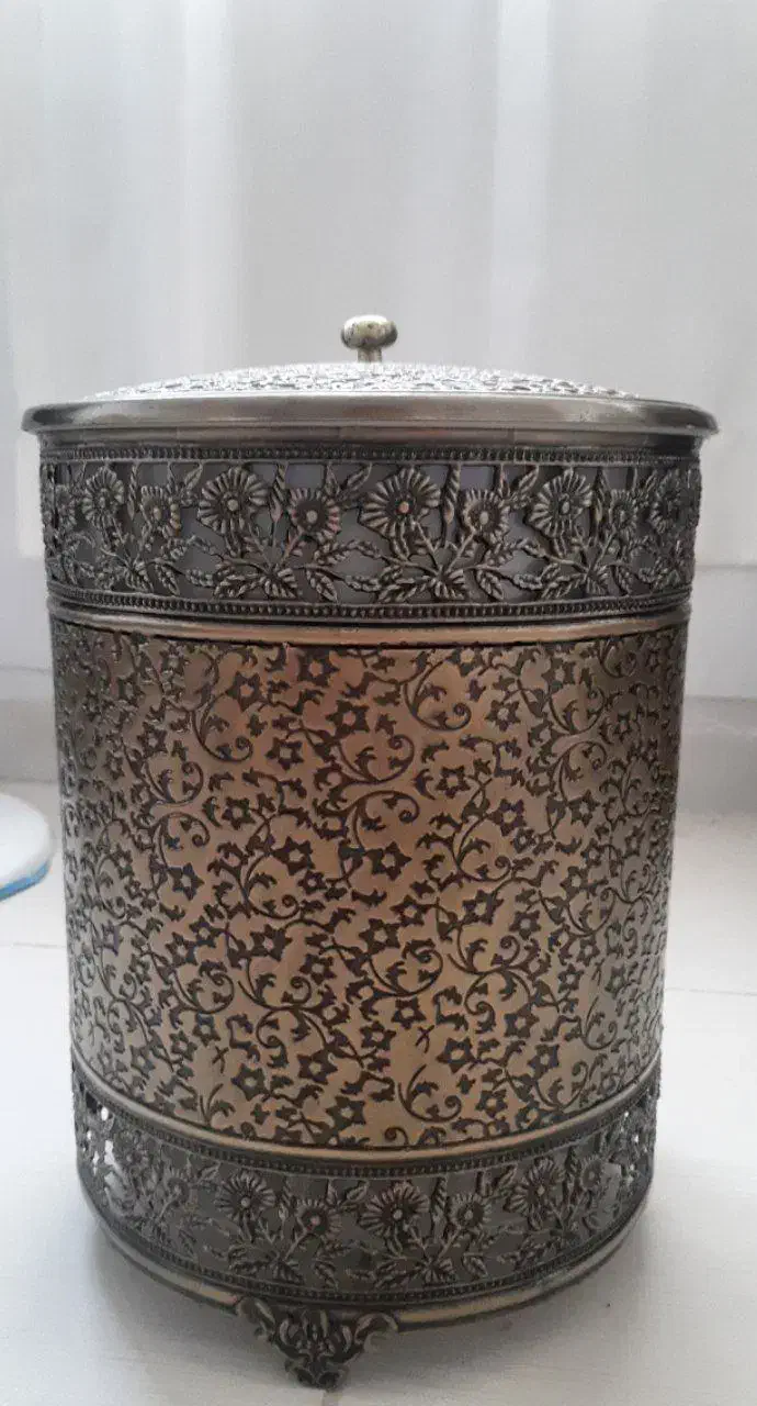 ست جادستمال و سطل فلزی لاکچری|صنایع دستی و سایر لوازم تزئینی|علی‌آباد کتول, |دیوار