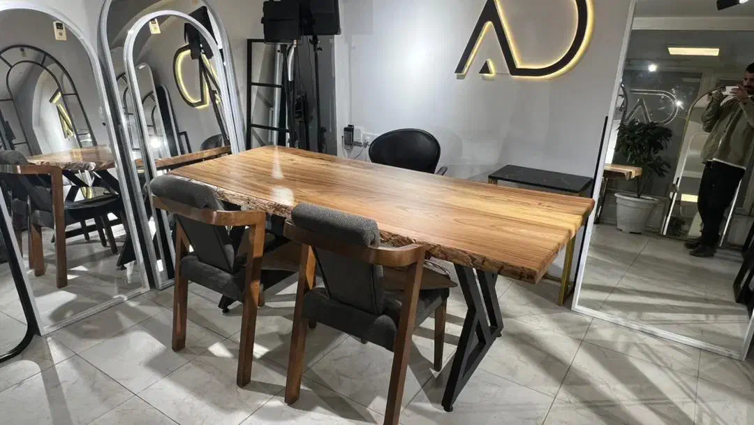 میز ناهارخوری چوب جنگلی|میز و صندلی غذاخوری|بابل, |دیوار