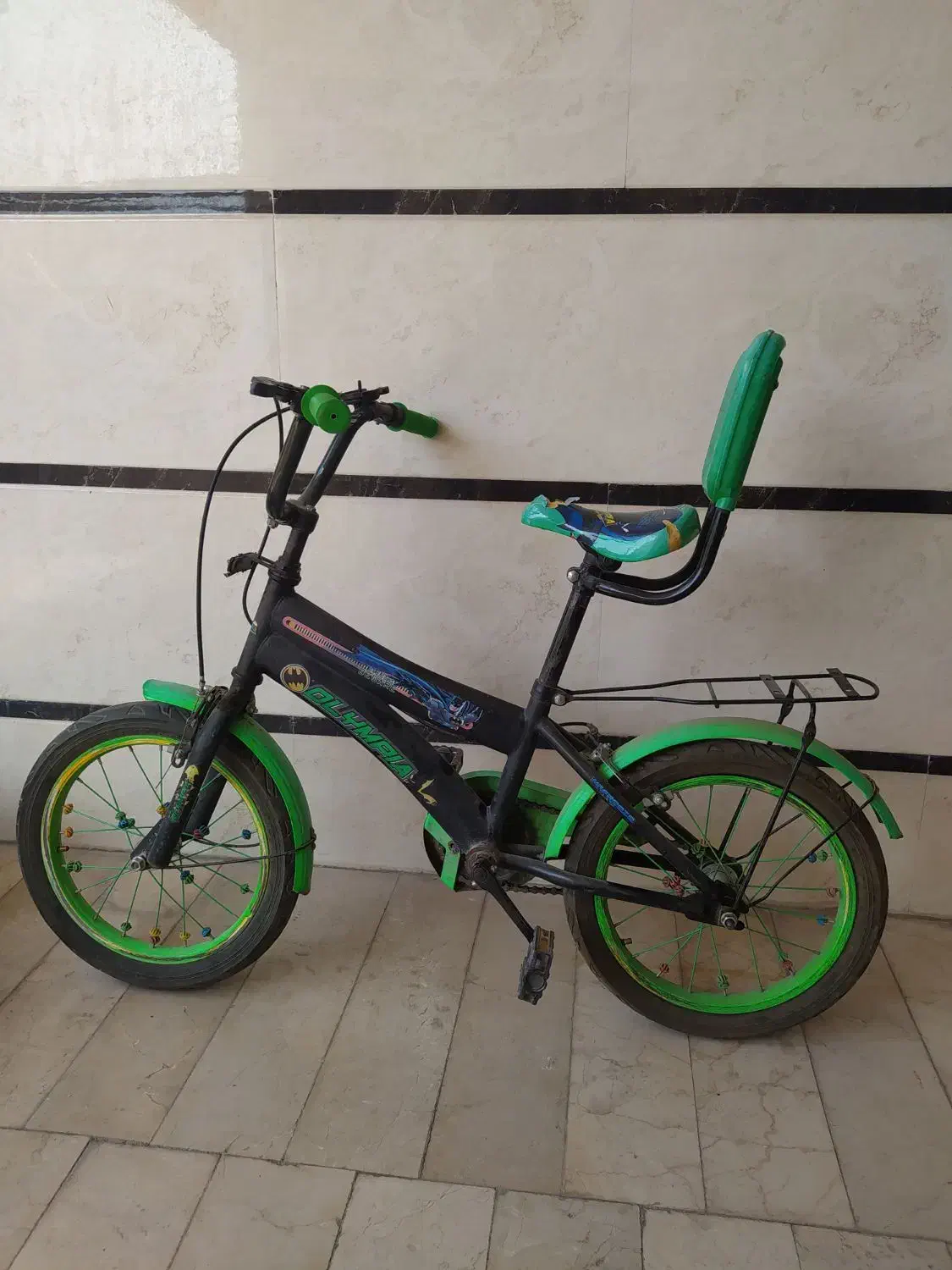 دوچرخه|دوچرخه، اسکیت، اسکوتر|قرچک, میرزائی جنوبی|دیوار