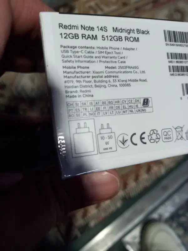 Redmi note 14s 512G ram12 پلمپ|موبایل|فردیس, سرحدی|دیوار