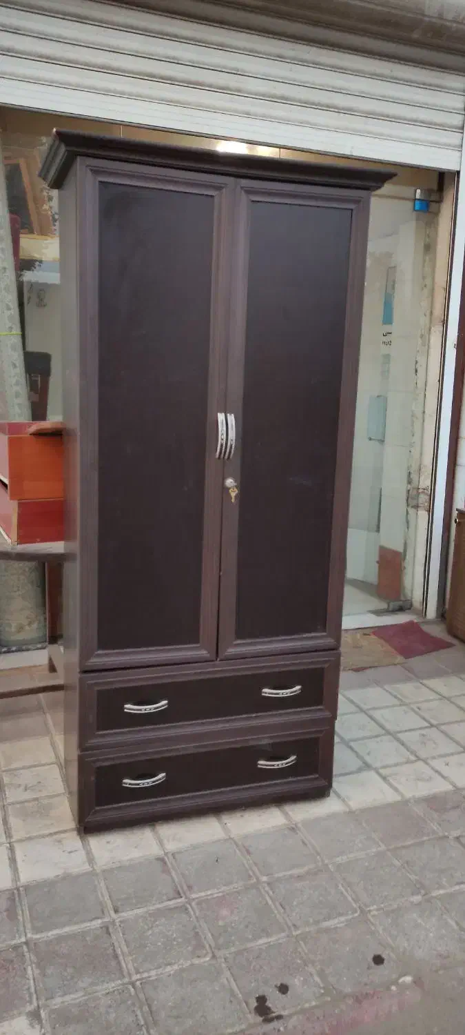 کمد آویز لباس دوکشو پایین درحدنو 3200|جاکفشی، کمد، دراور|لنگرود, |دیوار