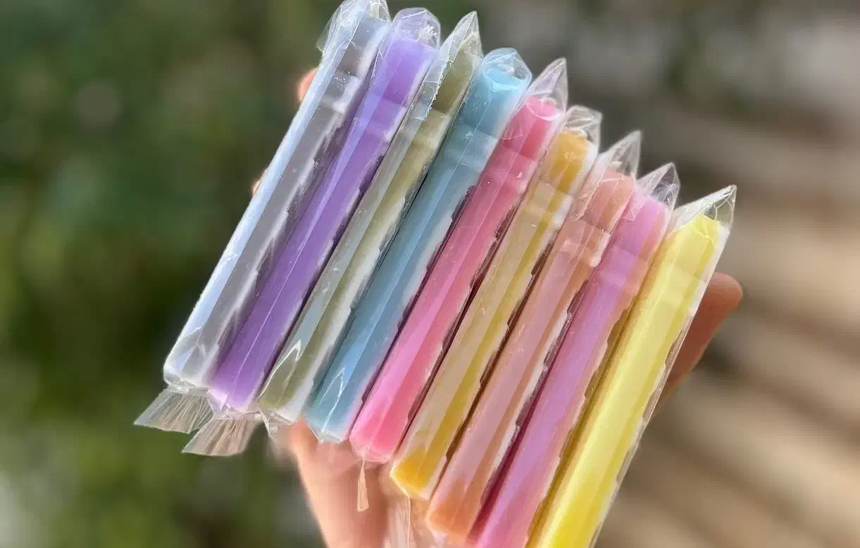 پک چهارتایی شمع تولدی ابرنگی|صنایع دستی و سایر لوازم تزئینی|خمینیشهر, |دیوار