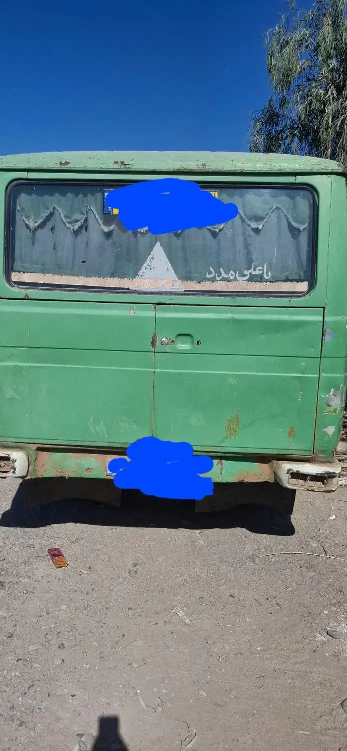 اسقاط مینی بوس خاور|خودرو سنگین|بم, |دیوار