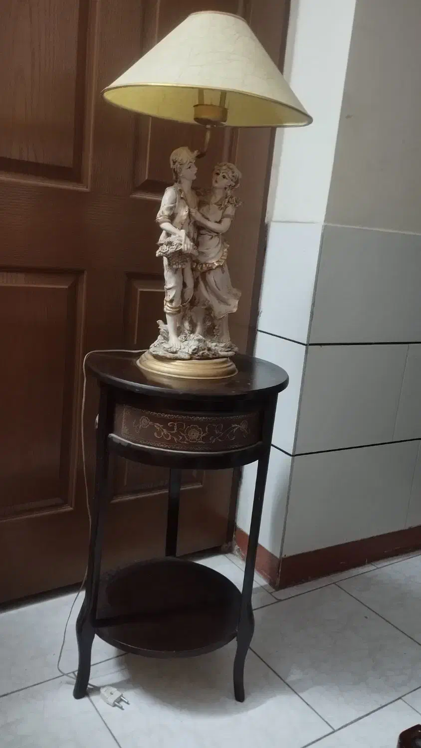 آباژور ومیز|چراغ خواب و آباژور|ابریشم, |دیوار