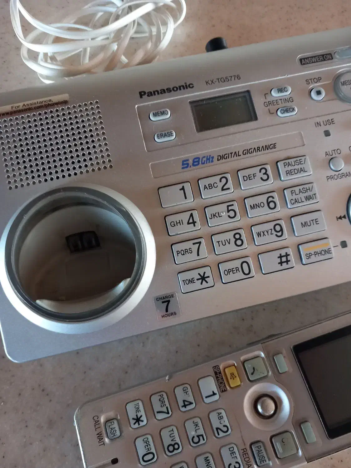 تلفن بی سیم پاناسونیک|تلفن رومیزی|رشت, اسماعیل آباد|دیوار