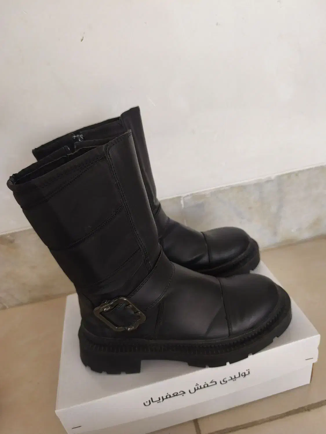 پوتین مشکی زنانه  سایز۴۰|کیف، کفش، کمربند|یزد, |دیوار