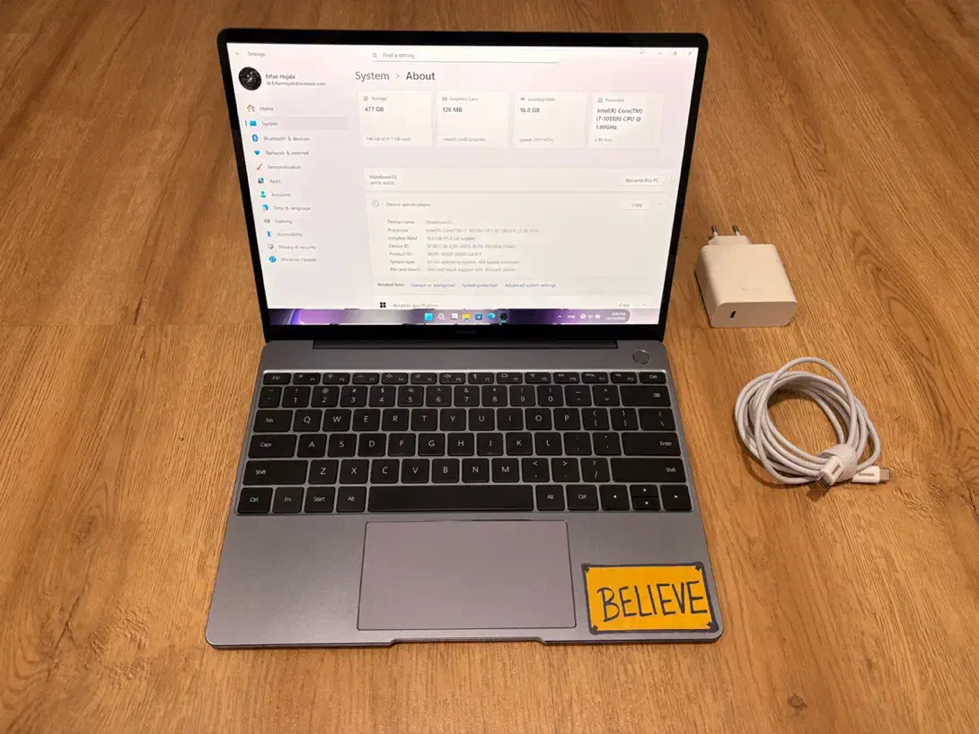 لپتاپ اولترابوک هوآوی Huawei Matebook 13 میت بوک|رایانه همراه|تهران, فاطمی|دیوار