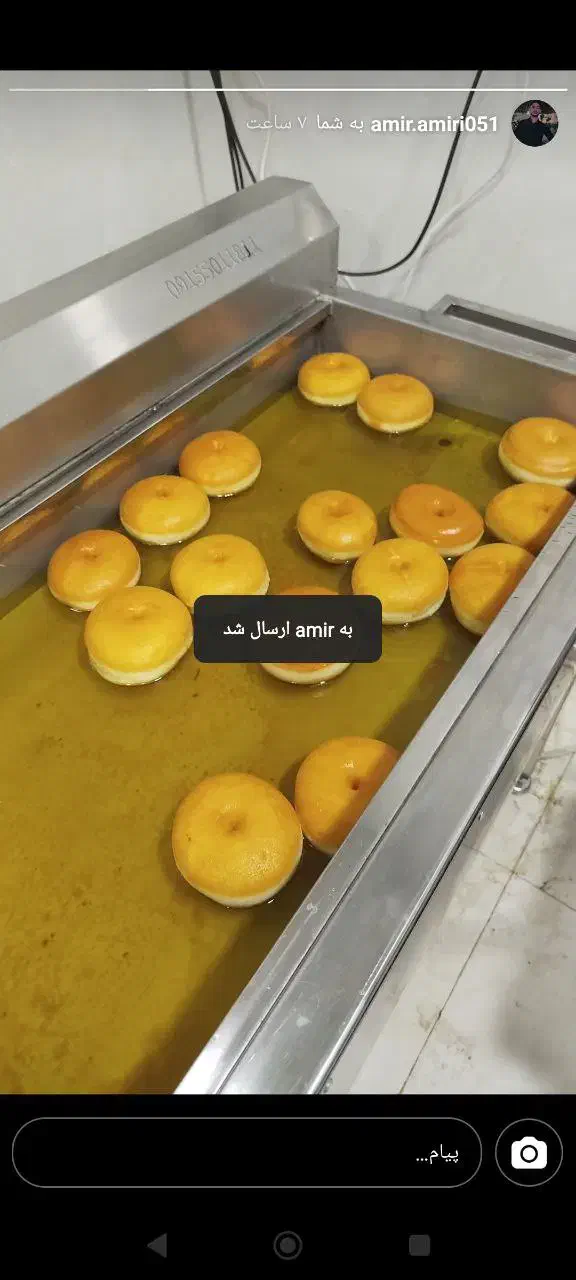 سرخ کن صنعتی دونات ، پیراشکی . بامیه و زولبیا|ماشین‌آلات صنعتی|مشهد, شهرک صنعتی مشهد|دیوار