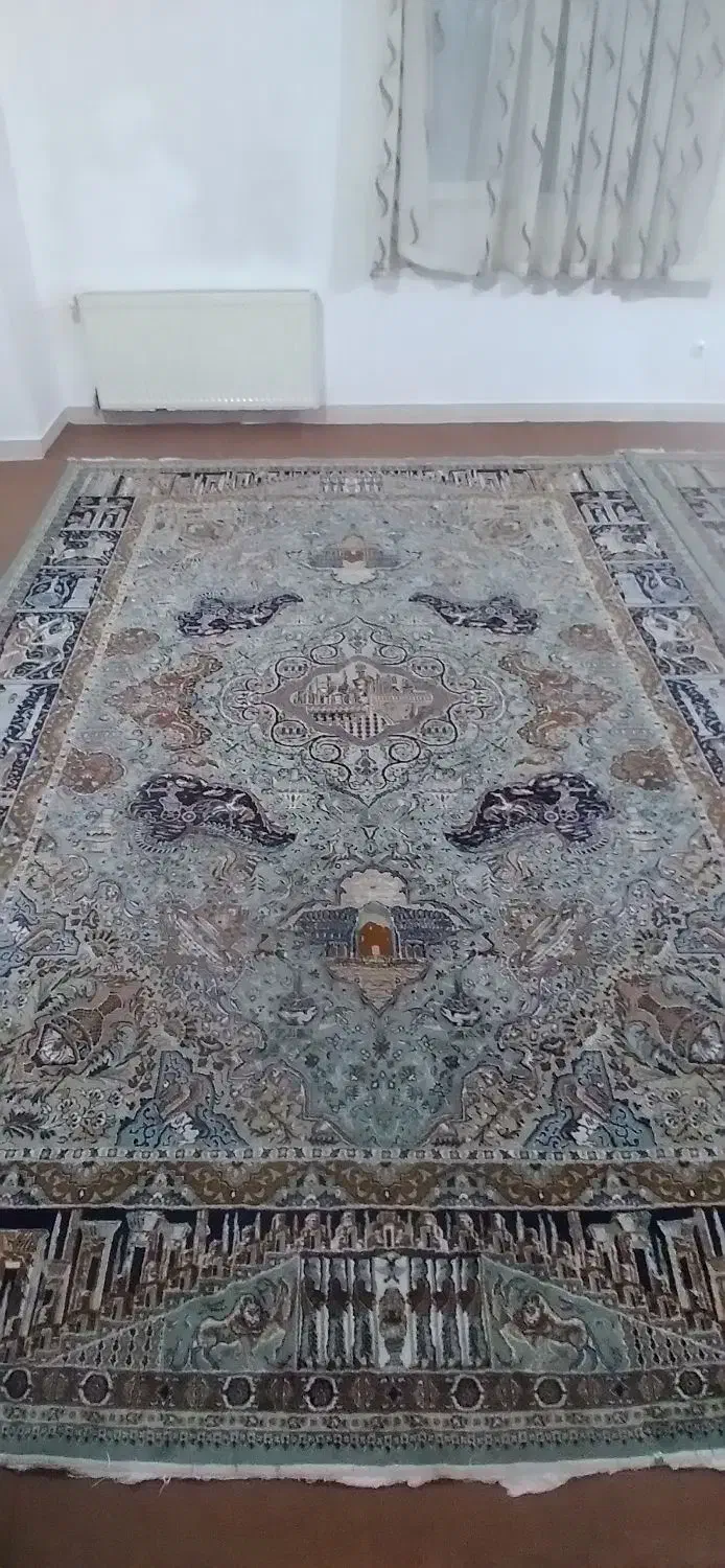 فرش ماشینی در حد نو ۱۲ متر دو عدد و دوعدد۹ متر|فرش|اردبیل, |دیوار