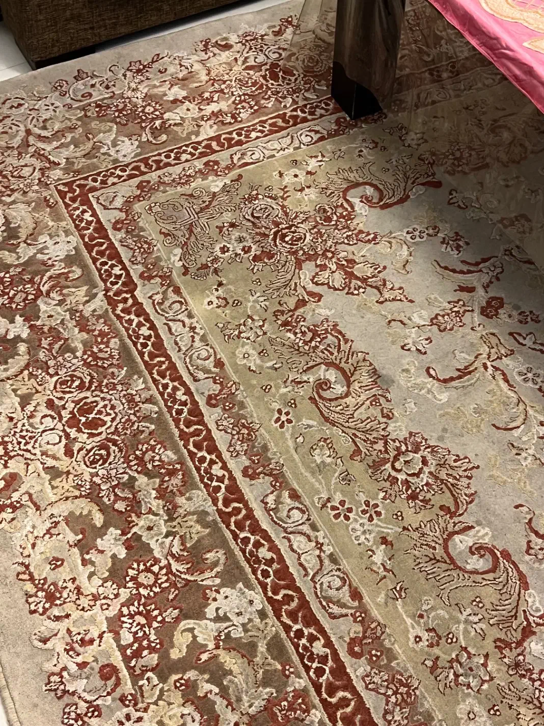 فرش ۱۲ و ۶ متری گل برجسته کرم ماشینی|فرش|تهران, توحید|دیوار
