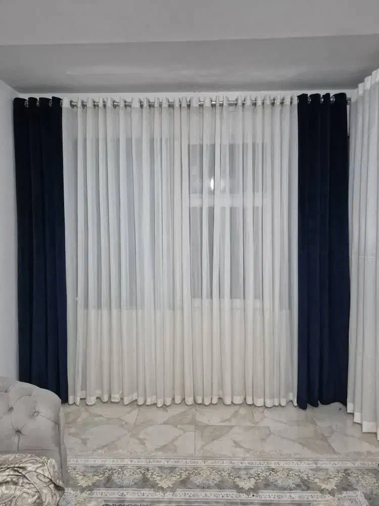 فروش پرده ارتفاع ۲متر۷۱ ارتفاش عرض ۴متر|پرده، رانر، رومیزی|رباط‌کریم, رباط‌کریم|دیوار