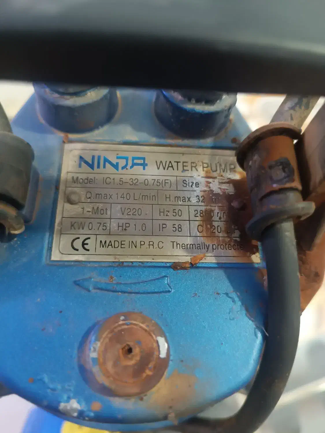 پمپ کف کش 32 متری  1 اسب بخار|ماشین‌آلات صنعتی|سنندج, |دیوار