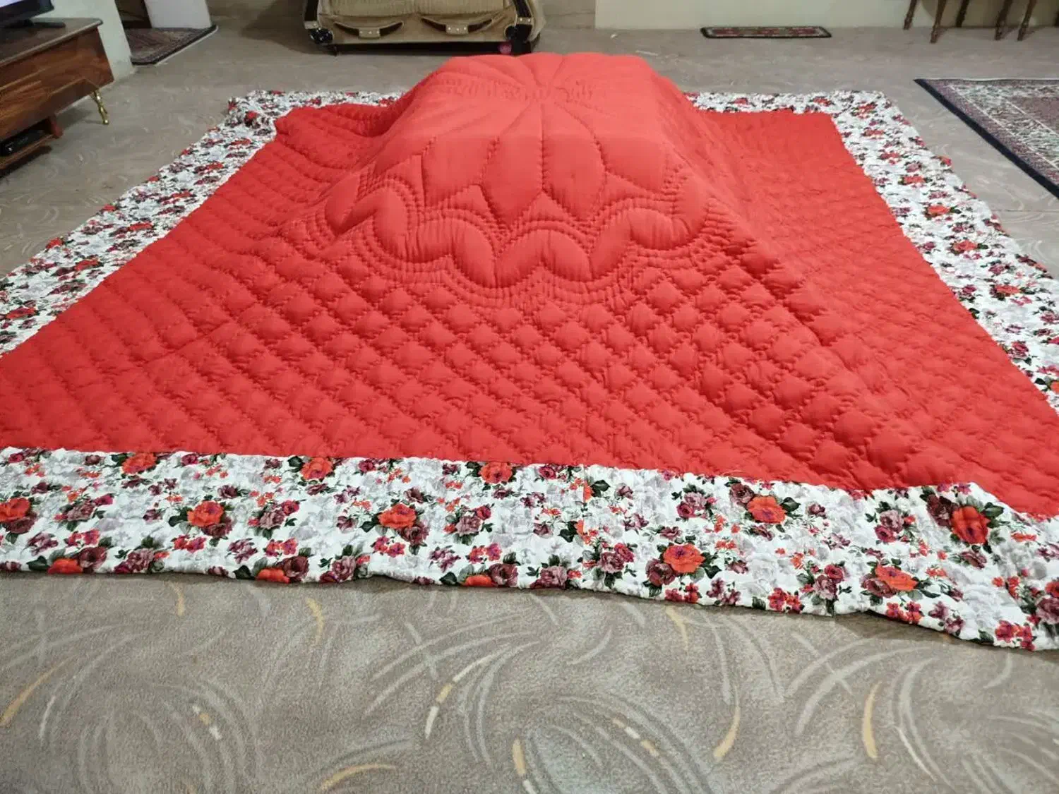 لحاف کرسی|رختخواب، بالش، پتو|زنجان, |دیوار