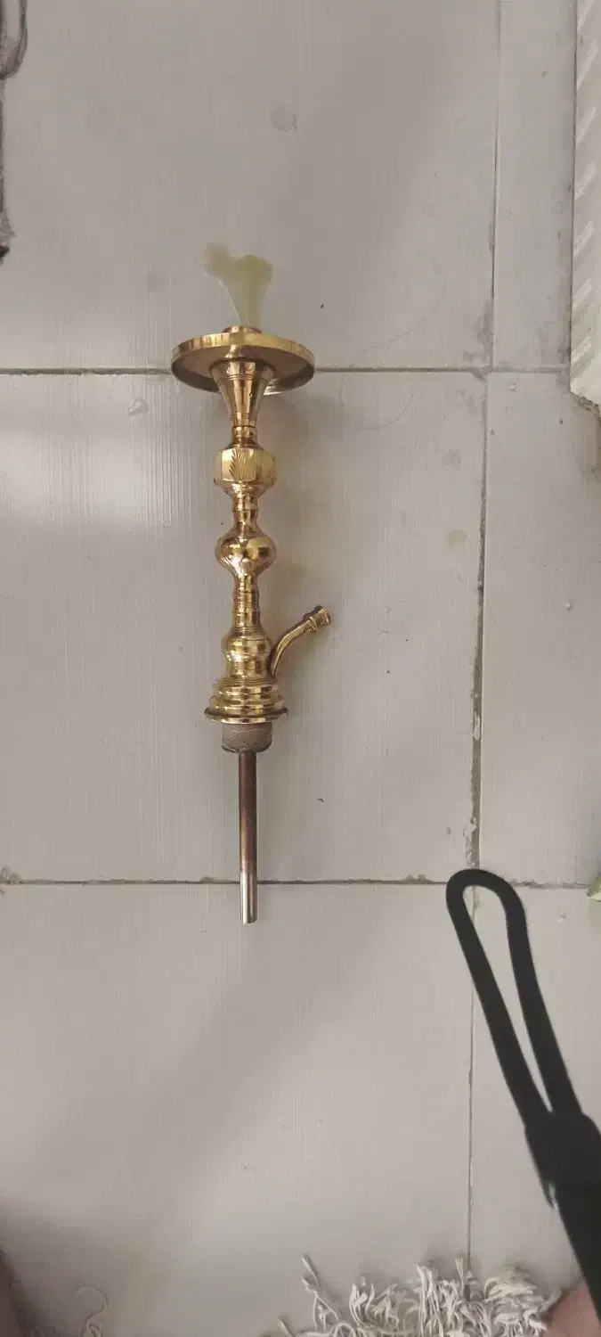 قلیان برنزی سنگین بدون طعم|صنایع دستی و سایر لوازم تزئینی|تبریز, |دیوار