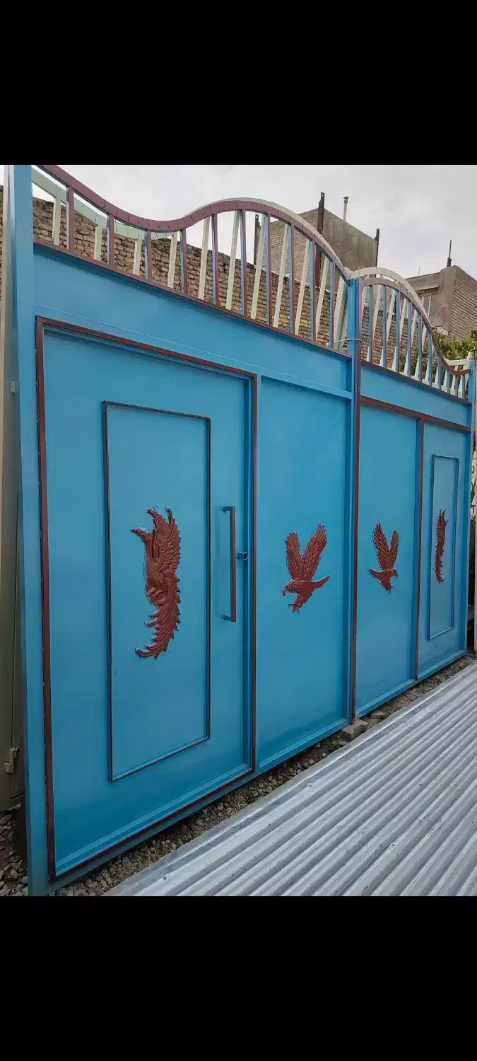 درب دروازه سنگین آهنی نو|مصالح و تجهیزات ساختمان|میاندوآب, |دیوار