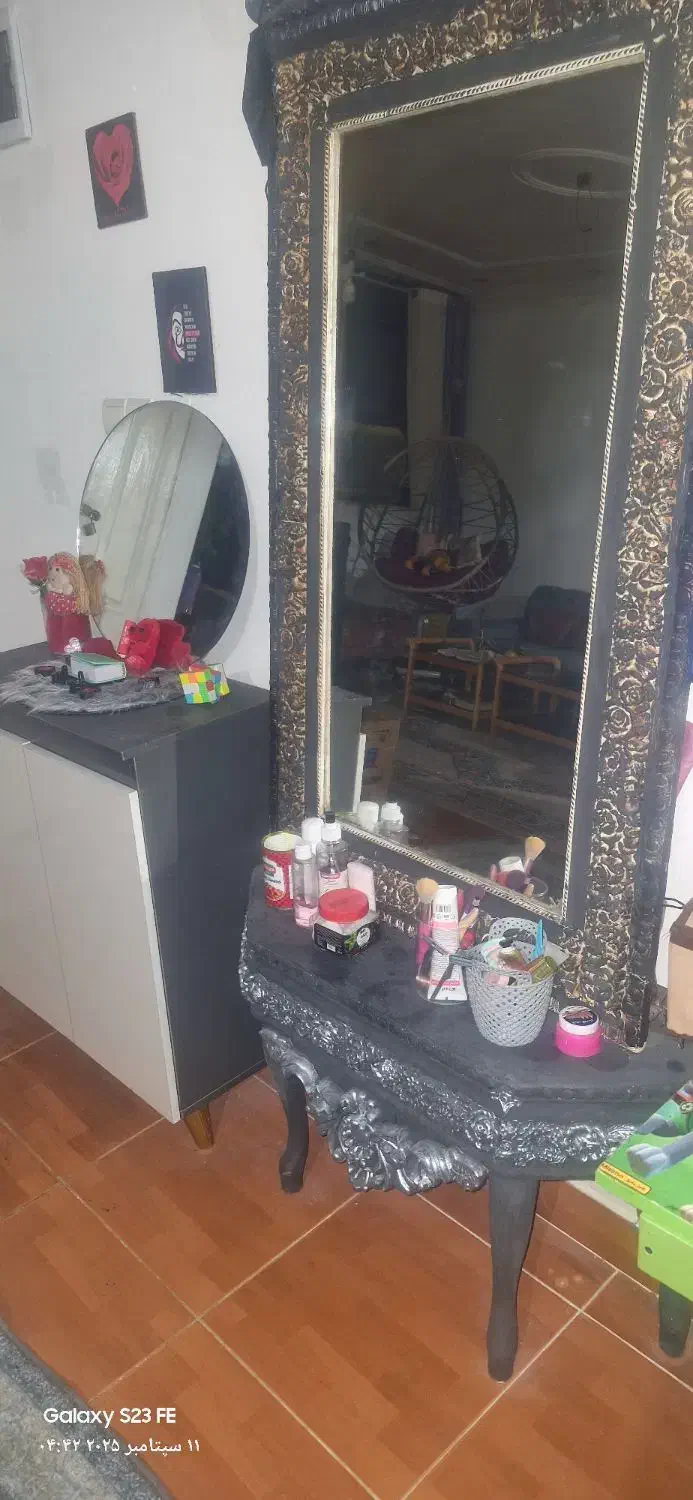 آینه کنسول|بوفه، ویترین، کنسول|بندر امام خمینی, |دیوار