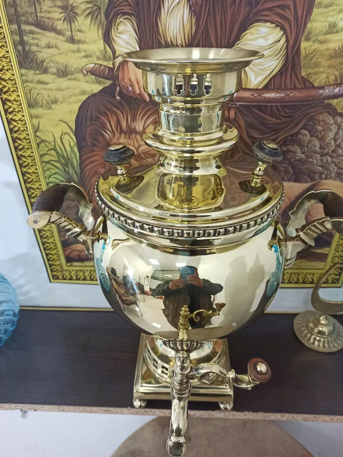 عتیقه روسی شاهلیخ سالم|سماور، چایساز، قهوهساز|مراغه, |دیوار