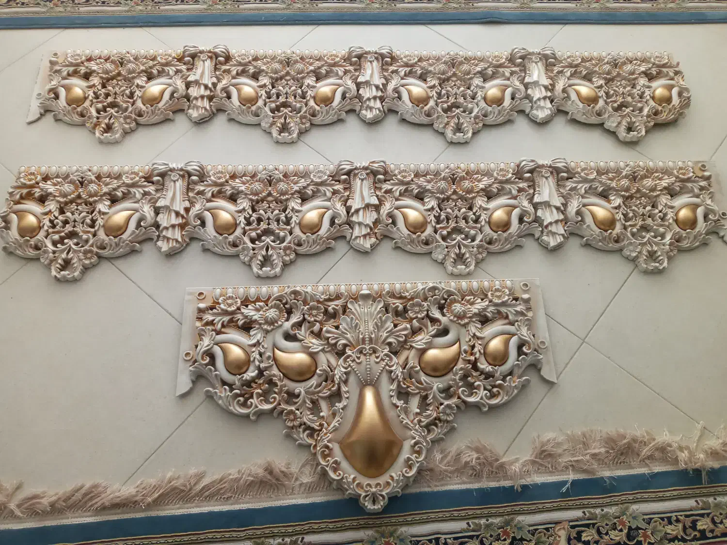 قاب پرده|پرده، رانر، رومیزی|کرج, فاز ۳ گوهردشت|دیوار