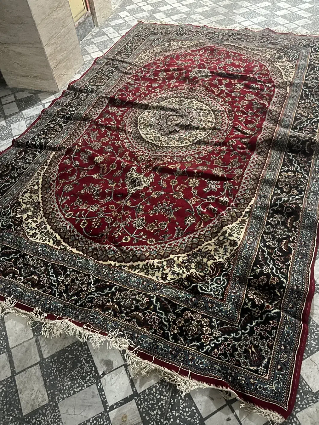 فرش ۶متری سالم و نو|فرش|قائم‌شهر, |دیوار