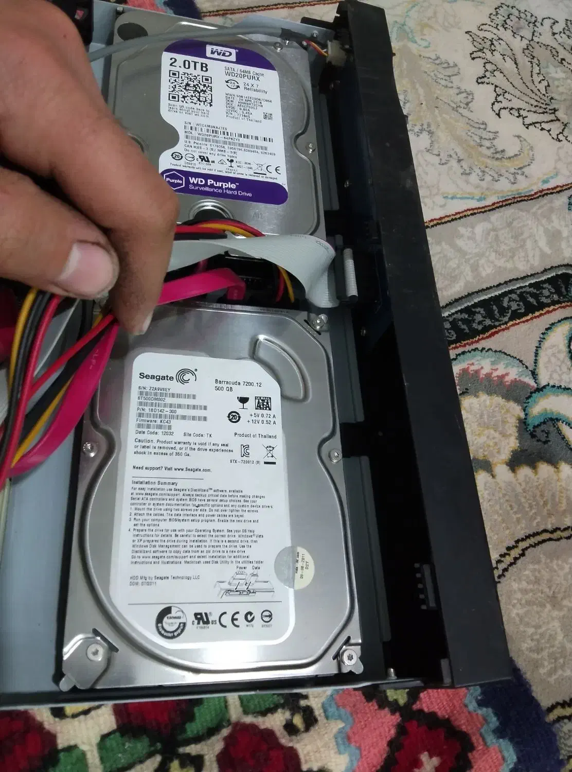 هارد 2ترا دی وی ار|قطعات و لوازم جانبی رایانه|نسیم‌شهر, |دیوار