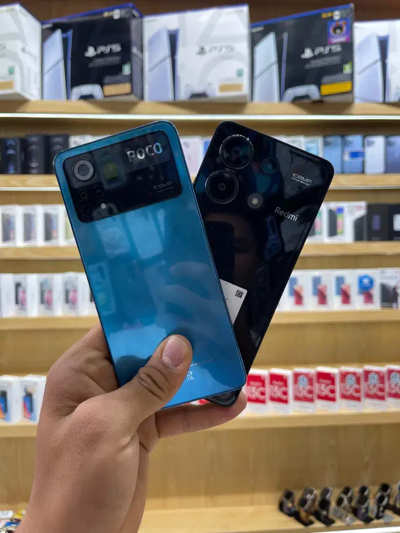 گوشی شیائومی نوت 13 و پوکو x4 پرو  حافظه 256 گیگ|موبایل|ورامین, ورامین|دیوار