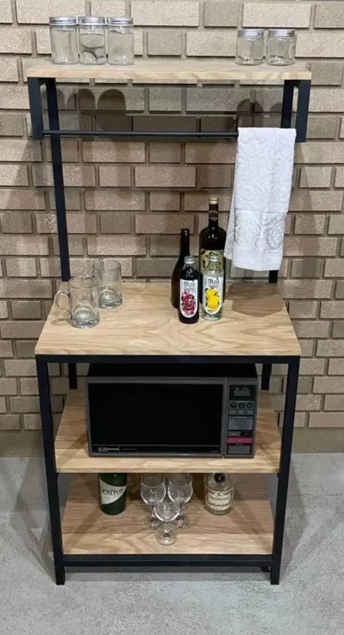 شلف ترکیب فلز و چوب|کتابخانه، شلف، قفسههای دیواری|رشت, حومه رشت|دیوار