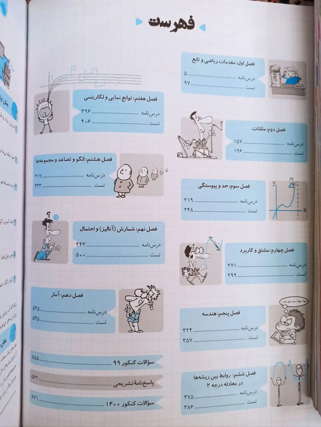 کتاب تست ریاضی و شیمی برای کنکور نصف قیمت|کتاب و مجله آموزشی|مشهد, امام رضا (ع)|دیوار