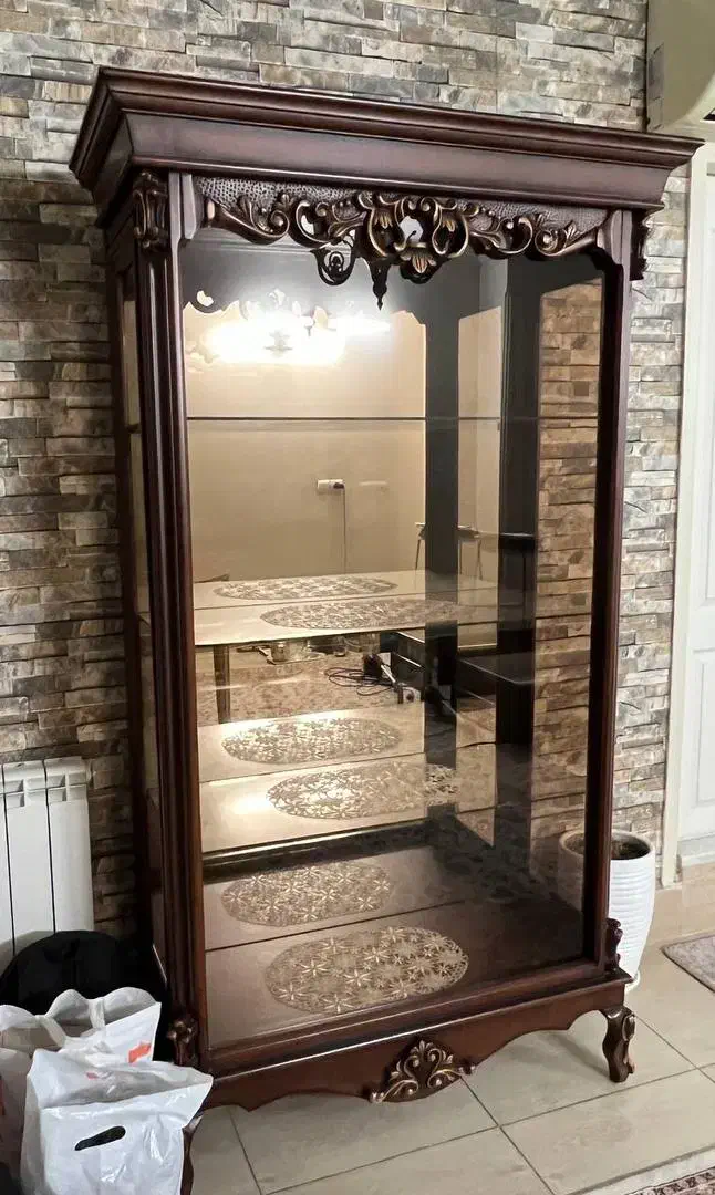 بوفه در حد نو چوب راش اصل سفارشی|بوفه، ویترین، کنسول|رودسر, |دیوار