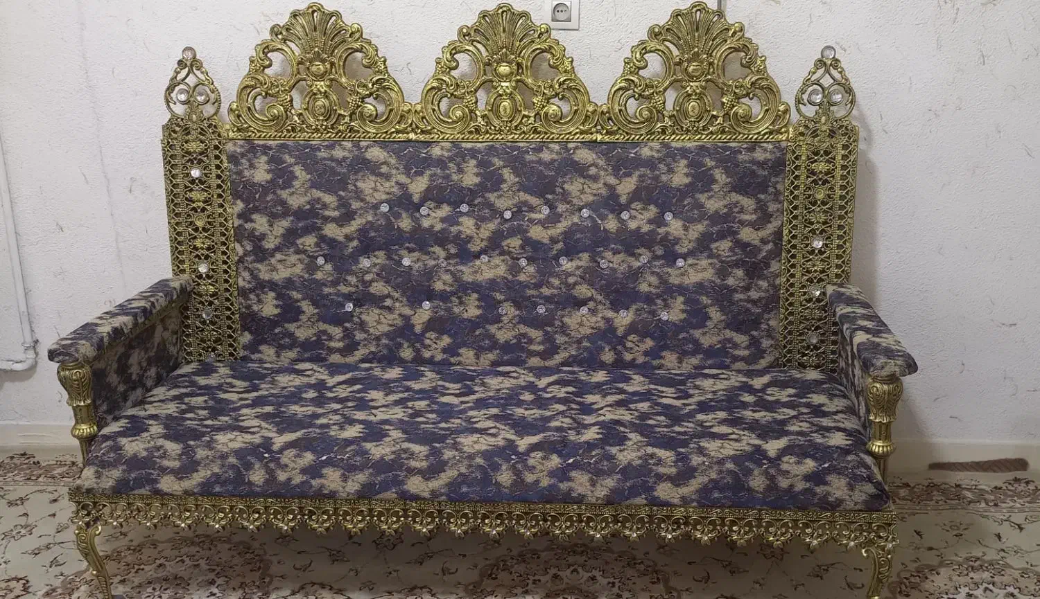 مبل ۹ نفره طرح برنز سفارشی|مبلمان خانگی و میز عسلی|کرمانشاه, |دیوار